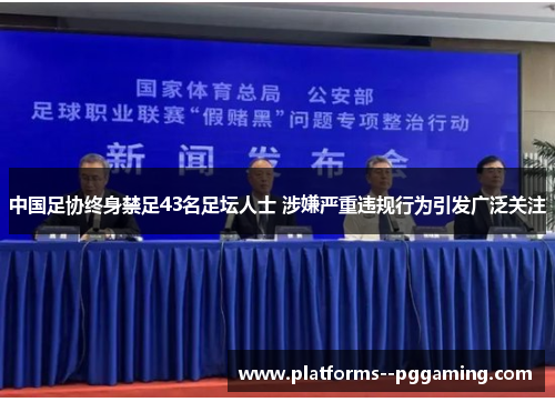 中国足协终身禁足43名足坛人士 涉嫌严重违规行为引发广泛关注